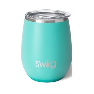 Swig Turquoise Insulated Wine Shape Tumbler